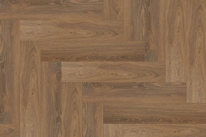 Виниловый пол SPC Floorfactor Herringbone Tobacco Braun oak HB.15