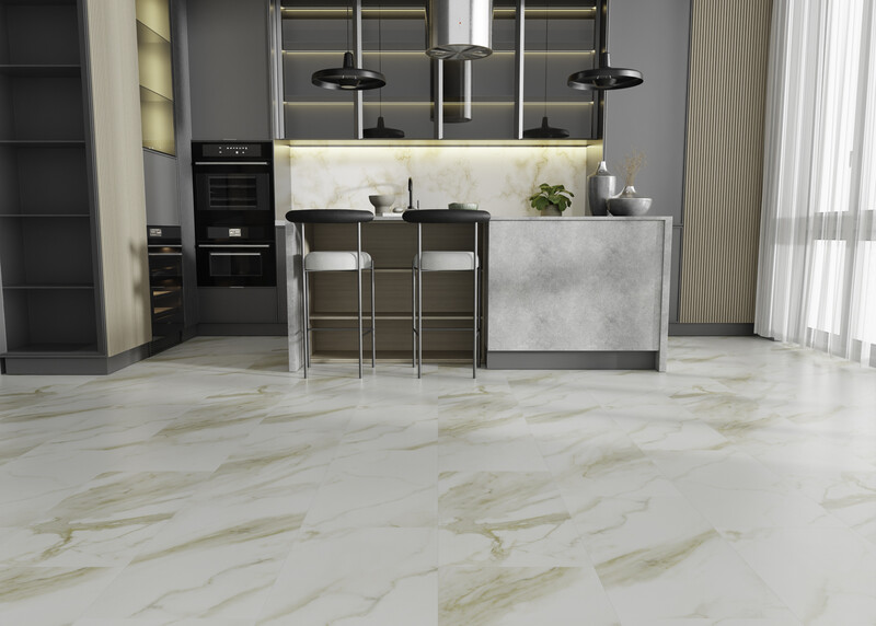 Виниловый пол SPC Ideal Fine stone Cremo 04003