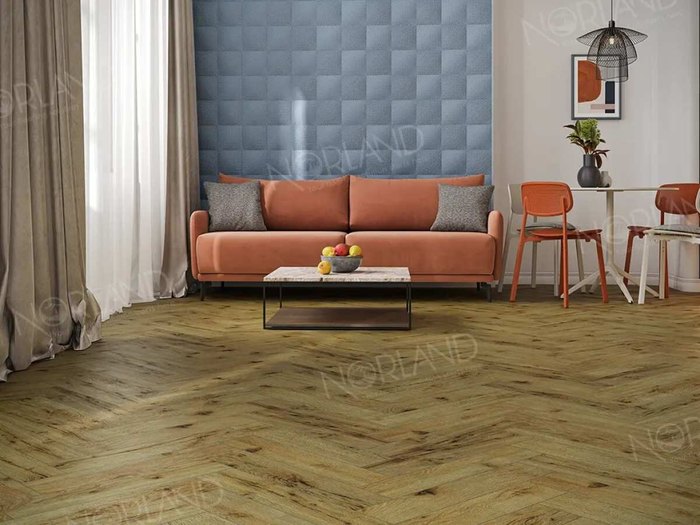 Ламинат Norland Herringbone Elegant Strong Дуб Скай LF304-14