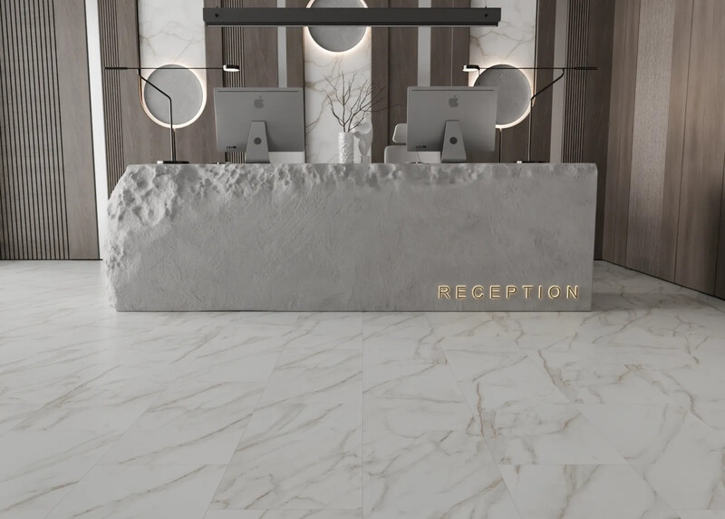 Виниловый пол SPC Ideal Easy tile (камень) Oro 54002